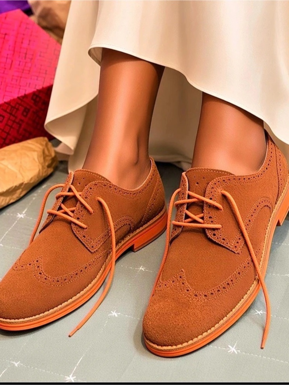 Cole Haan OriginalGrand Wingtip Oxford Wingtip Oxfords in Brown US 9.5 Like New